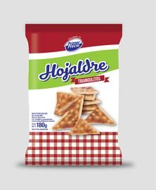 Bizcocho Mate Hojaldrado Triangular Primer Precio 180Gr