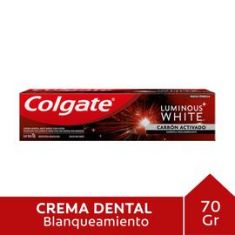 Pasta Dental Colgate Luminous White Carbón Activado X 70 Grs.