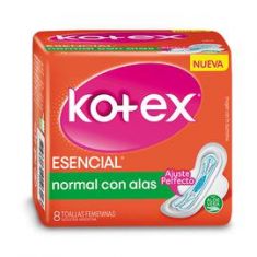 Toallitas Femininas Esencial Kotex 8Un