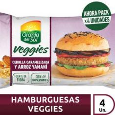 Hamburguesas Yamaní Y Cebolla Granja Del Sol 4Un