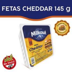 Queso Cheddar En Fetas Milkaut 145Gr