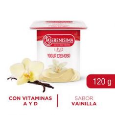 Yogur Batido Entero Vainilla La Serenisima 120 Gr.