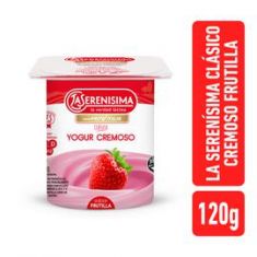 Yogur Batido Entero Frutilla La Serenisima 120 Gr.