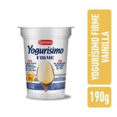 Yogur Firme Fortificado Vainilla Yogurisimo 190 Gr.