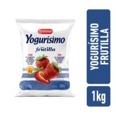 Yogur Fortificado Entero Sachet Frutilla Yogurisimo 1000 Gr.