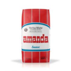 Yerba Mate Con Palo Suave Amanda 500Gr