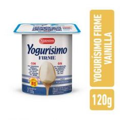 Yogur Entero Firme Vainilla Yogurisimo 120 Gr.