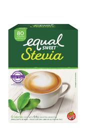 Edulcorante Stevia Zinc Equal - 80 Sobres
