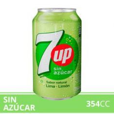7Up Sin Azucar 354Ml Lata