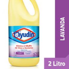 Lavandina Lavanda Triple Poder Ayudin 2 Lt.