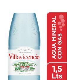 Agua Mineral Con Gas Villavicencio 1500Cc
