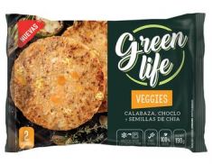 Medallón Calabaza Y Choclo Congelado Green Life 95 Gr.