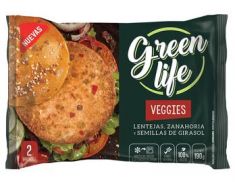 Medallón Lenteja Y Zanahoria Congelada Green Life 95 Gr.