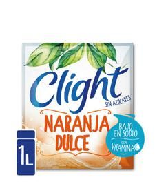Jugo En Polvo Naranja Dulce Vitamina C+D Clight 7 Gr.