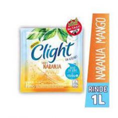 Jugo En Polvo Naranja Mango Vitamina C + D Clight 7 Gr.
