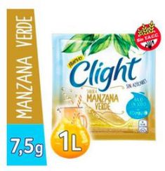 Jugo En Polvo Manzana Verde Vitamina C + D Clight 7 Gr.