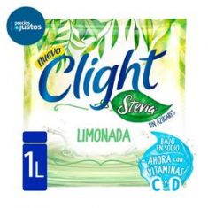 Jugo En Polvo Limón Stevia Vitamina C + D Clight 7 Gr.