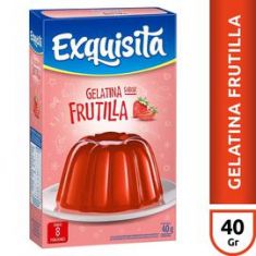 Gelatina Regular Frutilla Exquisita 40 Gr.