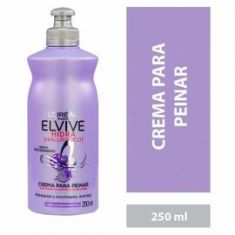 Crema Para Peinar Ácido Hialurónico Elvive 250 Ml.