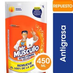 Antigrasa Extra Power Mr. Músculo En Doy Pack 450Cc
