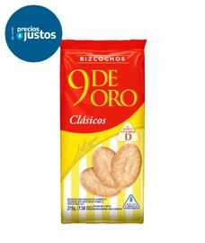 Bizcochos Clásico 9 De Oro 215 Gr.