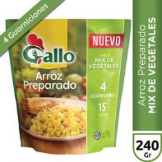 Arroz Preparado Sabor Vegetales Gallo 240Gr