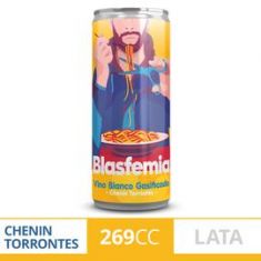 Vino Blanco Gasificado Blasfemia 269Ml Lata