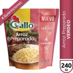 Arroz Preparado Sabor Verduras Gallo X 240 Grs.
