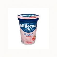 Yogur Entero Frutilla Pote 190 G Milkaut