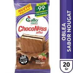 Choco Nuss Snack Gallo 20Gr