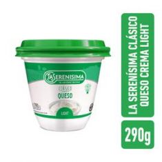 Queso Crema Descremado La Serenísima Clásico X 290 Grs.
