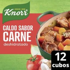 Caldo Carne 12 Cubitos