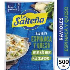 Ravioles Ricota, Espinaca Y Mozzarella La Salteña X 540 Grs.