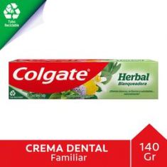 Pasta Dental Colgate Herbal Blanquedora Tub Rec. X 140 Grs.