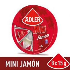 Queso Fundido Jamon Adler En Rueda 120Gr