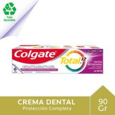 Crema Dental Total 12 Encías Reforzadas Tub Rec. X 90 Grs.