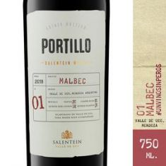Vino Fino Tinto Malbec El Portillo 750Cc