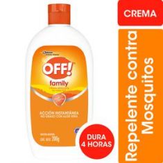 Repelente Crema Aloe Vera Off 200Gr