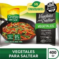 Vegetales Para Saltear Granja Del Sol X 400 Grs.