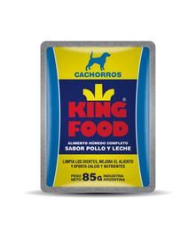 Alimento Para Cachorro Sabor Pollo Y Leche King Food 85Gr