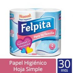Papel Higiénico Felpita 4X30mt