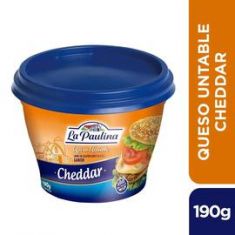 Queso Untable Cheddar La Paulina X 190 Grs.