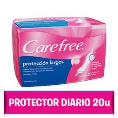 Protectores Femeninos Largos Carefree 20Un