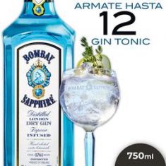 Dry Gin Bombay Sapphire 750Cc