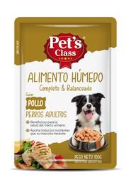Alimento Húmedo Para Perros Sabor Pollo Pet´S Class 100Gr