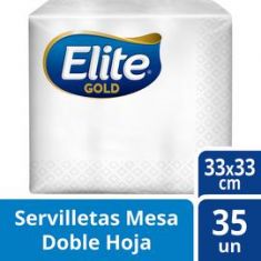 Servilletas De Diseño Elite Gold 35Un