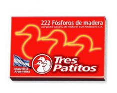 Fósforos De Madera Tres Palitos 222Un