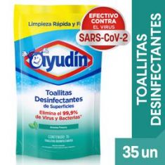 Toallitas Desinfectantes Fragancia Fresca Ayudín 35Un