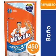 Limpiador Para Baños Mr Musculo En Doy Pack 450Ml