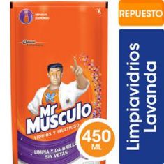 Limpia Vidrios Multiuso Lavanda Mr Musculo Doy Pack 450Ml